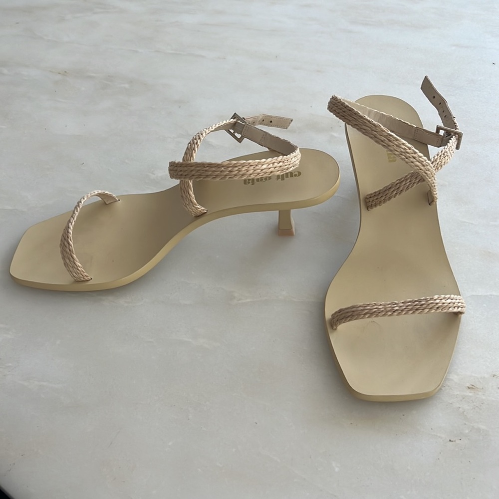 Cult Gaia kitten heel sandals